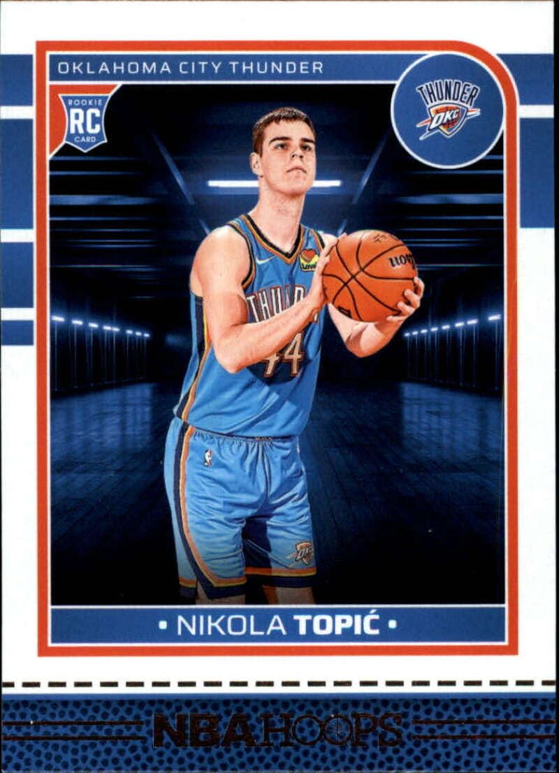 Amazon.com: 2024-25 NBA Hoops #242 Nikola Topic RC Rookie Oklahoma