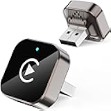 (2025 Upgraded) Wireless CarPlay Adapter for Apple iPhone - Multi-User Seamless Connection for Convert Wired to Wireless Car Play Adapter - No Latency from iOS 10+ to Screen