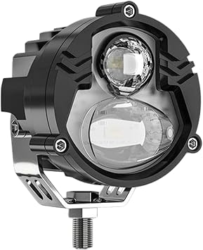HEYCE LED Motorcycle Headlight | Bright LED Motorcycle Lights | Spot Driving Fog Lights with 4 Lighting Modes, Energy Saving, Safe Driving for Cars, SUVs, Bicycles