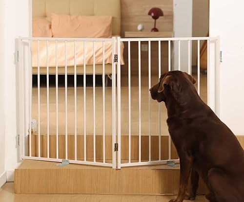 Miniatura 14 de No Pawblems Barrera Independiente para Perros con Puerta, Cerca Plegable de 30'' de Alto para Interiores y Exteriores, Puerta Extra Ancha