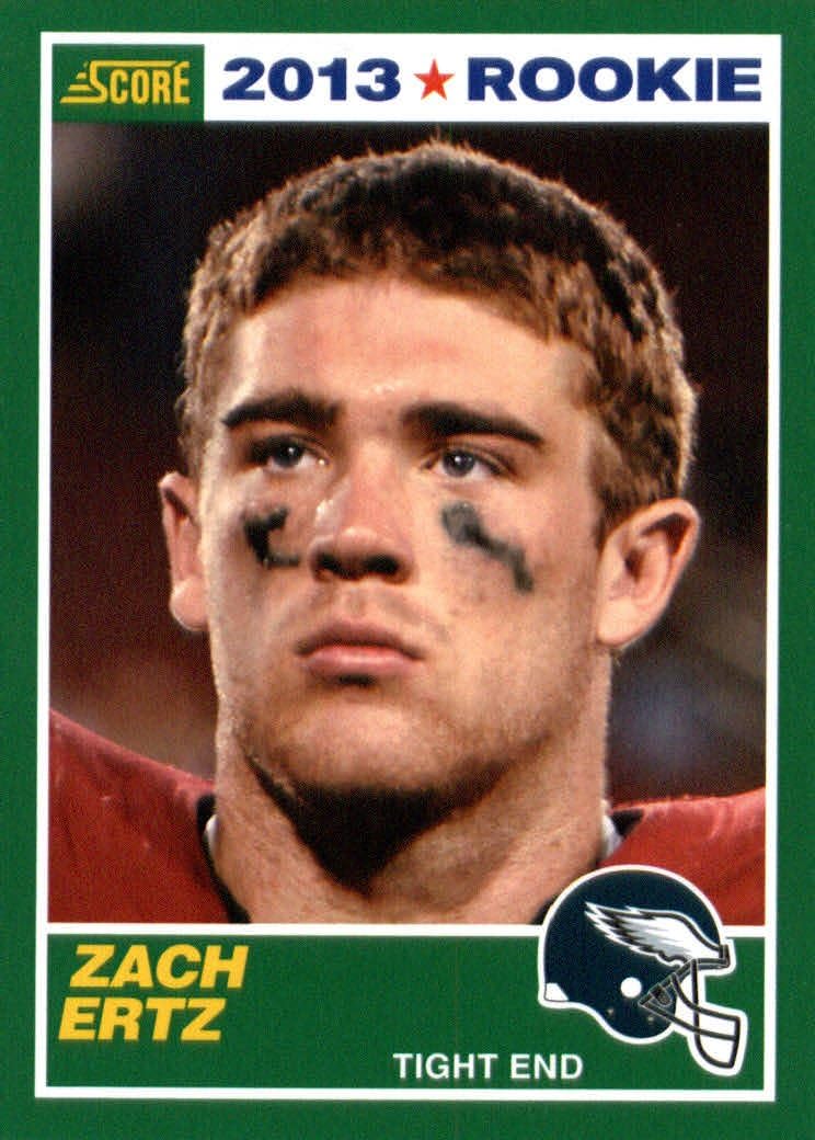 2013 Score NFL Football Rookie Card #439 Zach Ertz