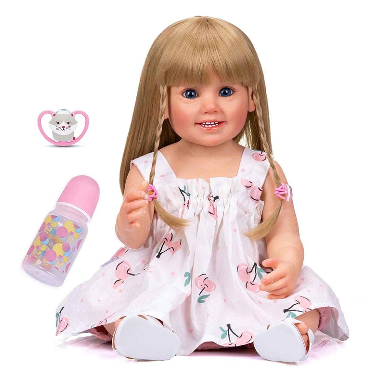Buy Pinky Lovely 22 inch 55cm Reborn Baby Dolls Girl Real Look Full