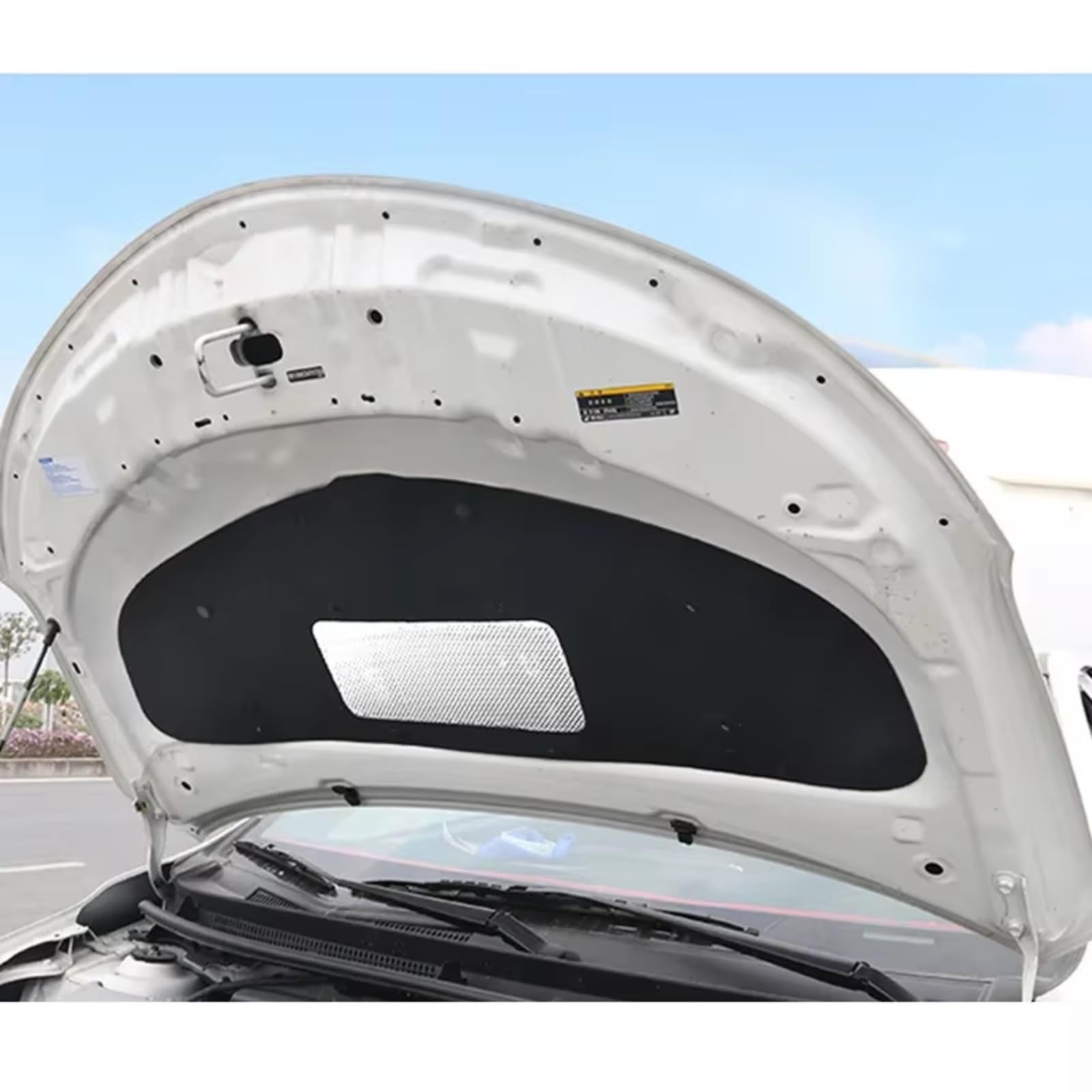 Dämmung Haube Auto Motor Sound Wärmedämmung Baumwolle Front Hood Pad Kompatibel Mit Toyota Für Vios 2014 2015 2016 2017 2018
