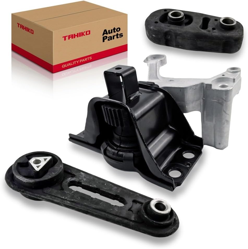 3pcs Engine Motor Mount Kit Compatible with 2007 2008 2009 2010 2011 Nissan Sentra 2.0L Replace OE A4348HY A4345 A4318