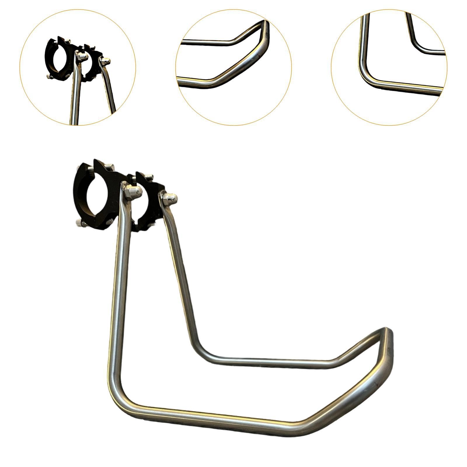 Milageto Porte-Bagages Avant pour vélo en Acier Inoxydable, Accessoire de Remplacement Robuste, Sac de vélo Professionnel à Grande capacité de