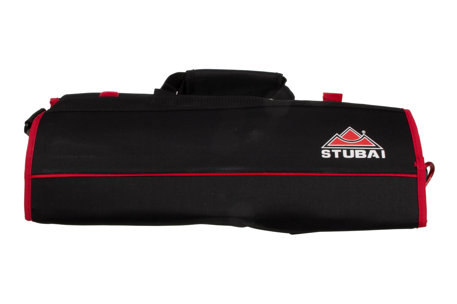 STUBAI Jeu d’outils de ferblantier 11 pcs en trousse à rouleau | cisailles à tôle G/D, pince à sertir 45°, gabarit de traçage, embouts & accessoires | qualité pro pour zingueurs & couvreurs