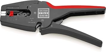 KNIPEX Multistrip10 Automatic Insulation Stripper, 0.03-10.0 mm , Adjustable Length Stop, Wire Stripper, Wire Stripping Tool, 12 42 195