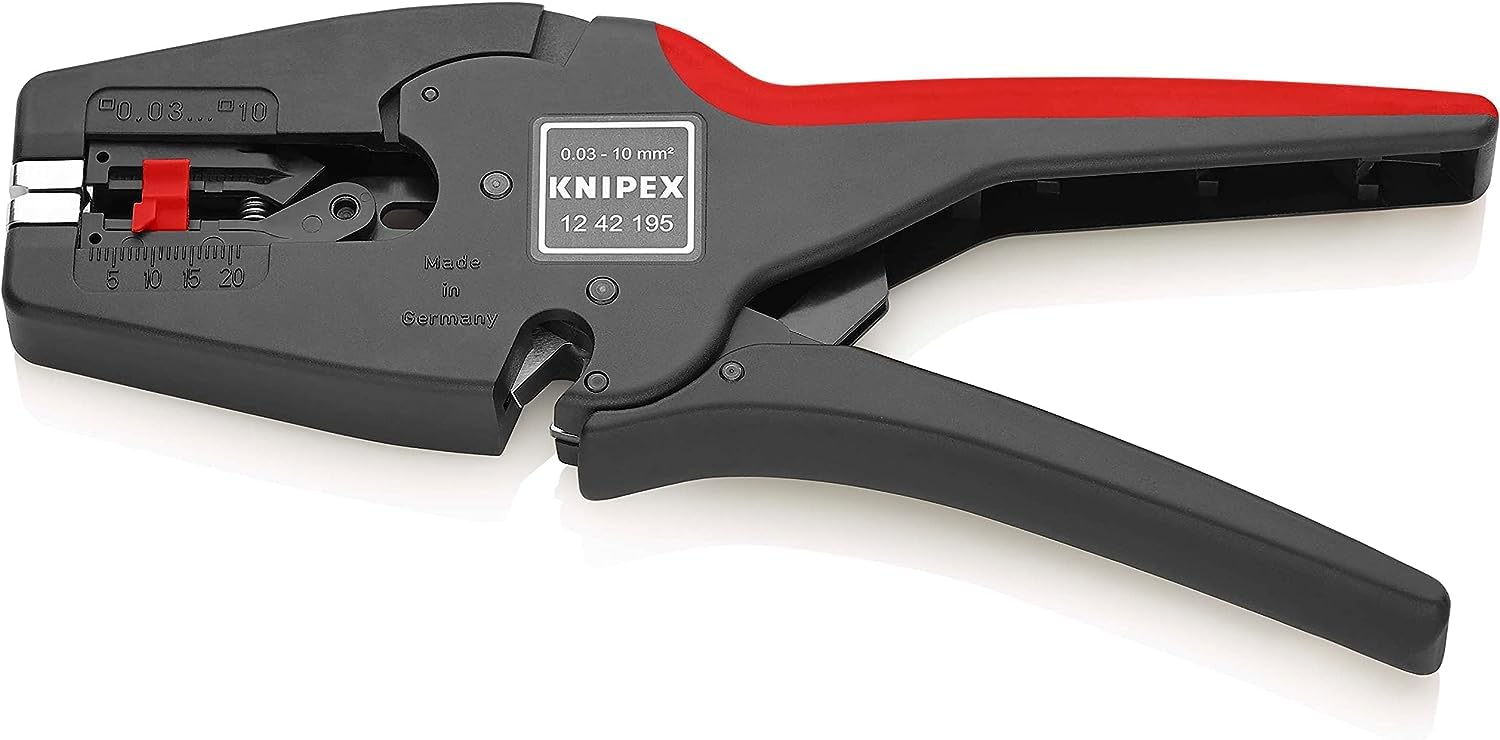 KNIPEX MultiStrip 10 Automatische Abisolierzange (195 mm) 12 42 195