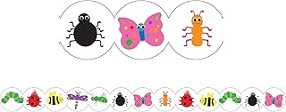 Hygloss Bugs Die-Cut Bulletin Board Border – Classroom Decoration – 3 x 36 Inch, 12 Pack
