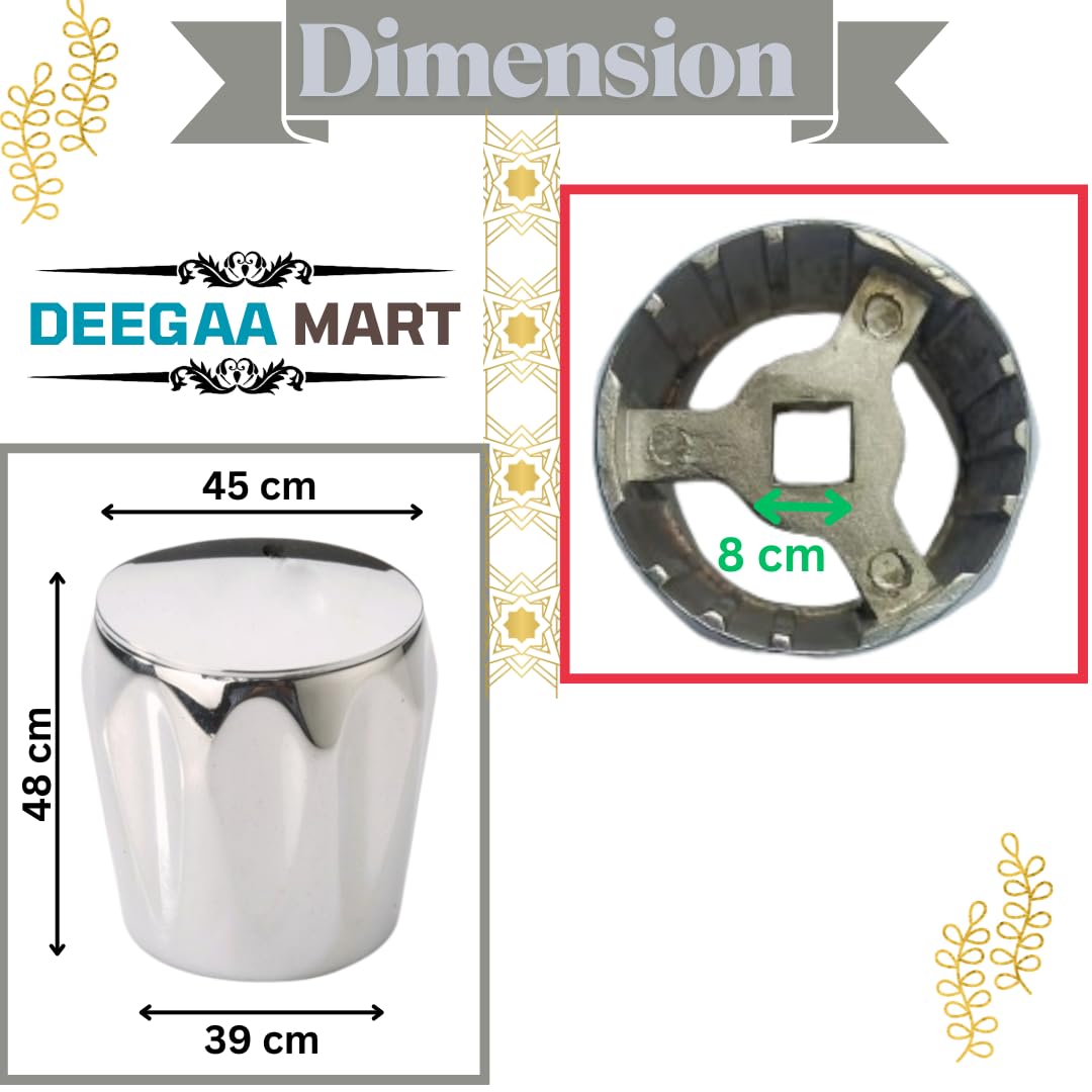 DEEGAA MART Tap Spindle Replacement Kit – Compatible with Jaquar Type Taps (New Continental Model) – Includes 1 Handle/Knob Pieces – Water Tap Spare Parts & Accessories 3