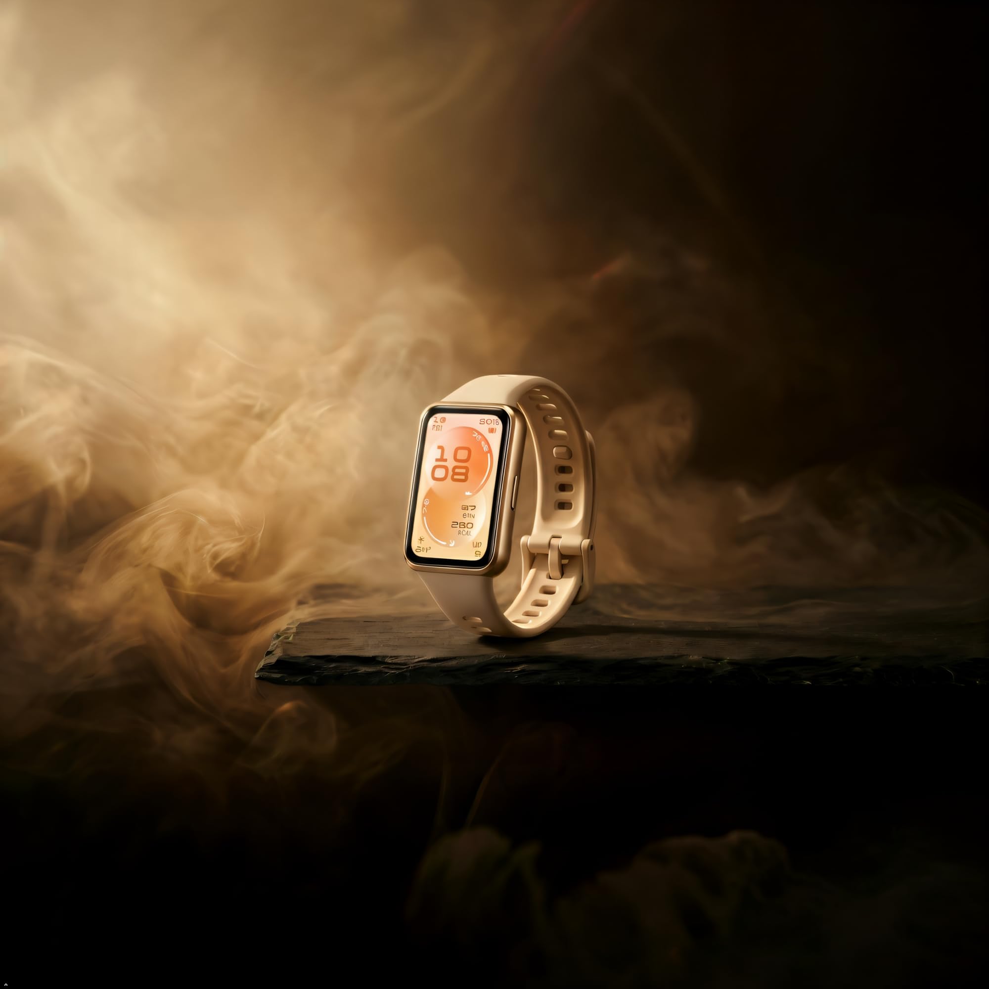Huawei Band 11 Smartwatch Caja de Aleación de Aluminio, Gran Pantalla de 1.62", Nuevo Monitoreo de Sueño, Bienestar Emocional, Beige