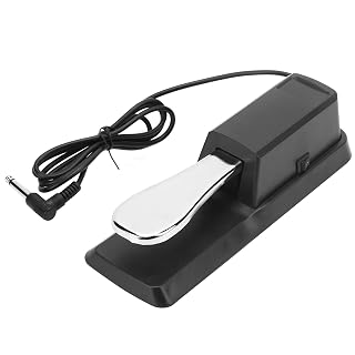 KIMISS Pédale de Sustain Universelle pour Piano électrique Synthétiseur de Clavier MIDI + + Commutateur de polarité + Instruments de Musique/accessoires d’Instruments/accessoires de Clavier/pédales - Les Beatles, Paul McCartney, John Lennon, RIngo Starr, George Harrison