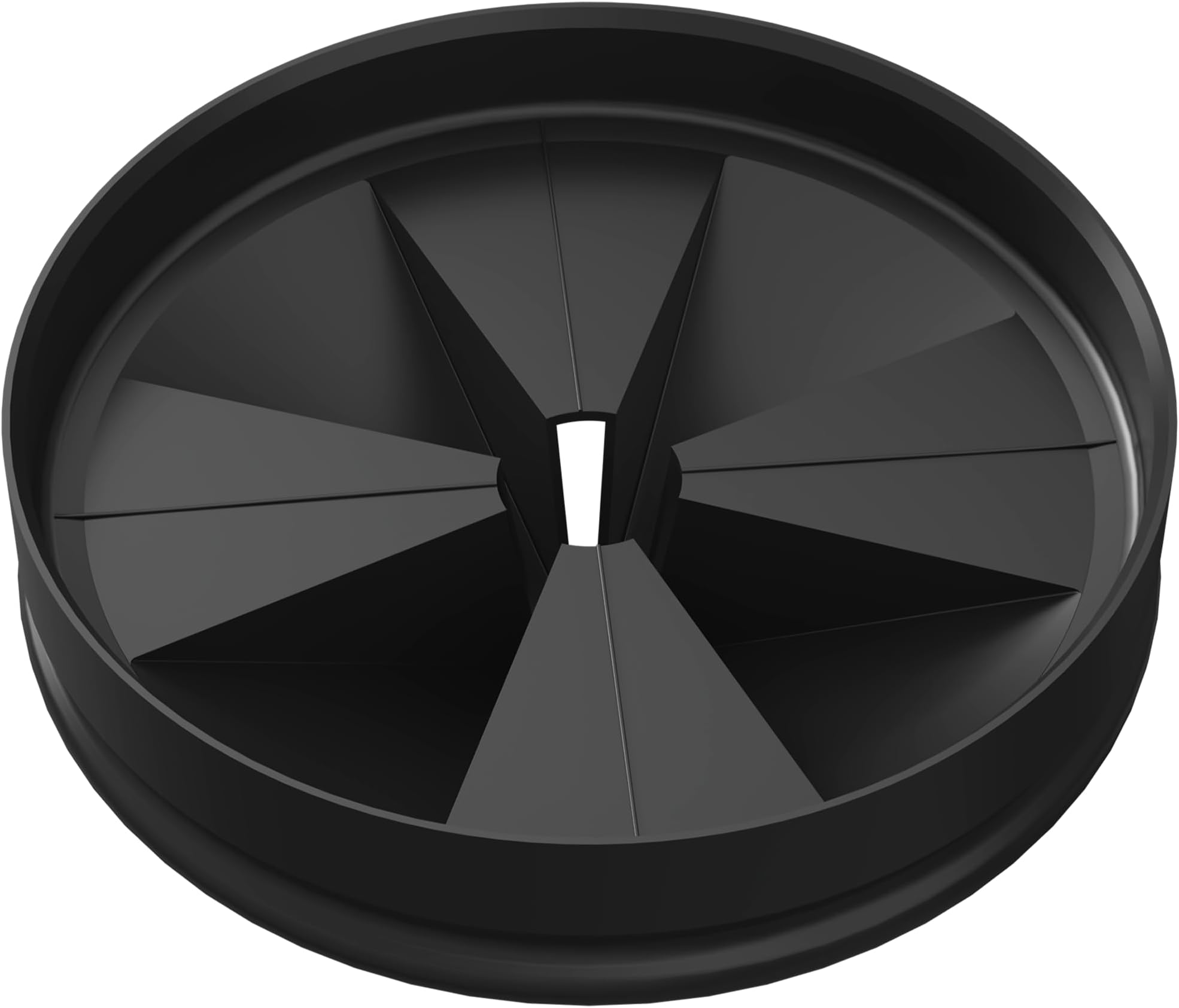 Garbage Disposal Splash Guards 3 3/8" Sink Baffle QCB-AM Replacement for InSinkErator Evolution Series, Upgraded Removable Quiet Collar Drain Plugs, Garbage Disposer Accessories, Black, 1 Pack