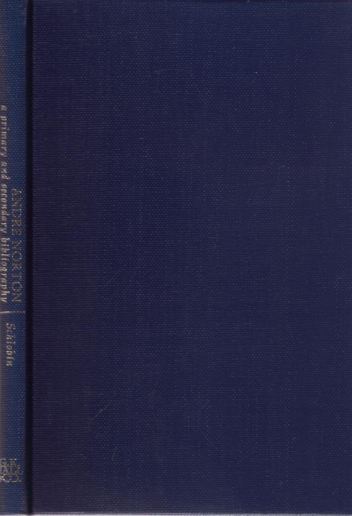 Andre Norton, a Primary and Secondary Bibliography (Masters of Science Fiction and Fantasy)      Hardcover – January 1, 1980