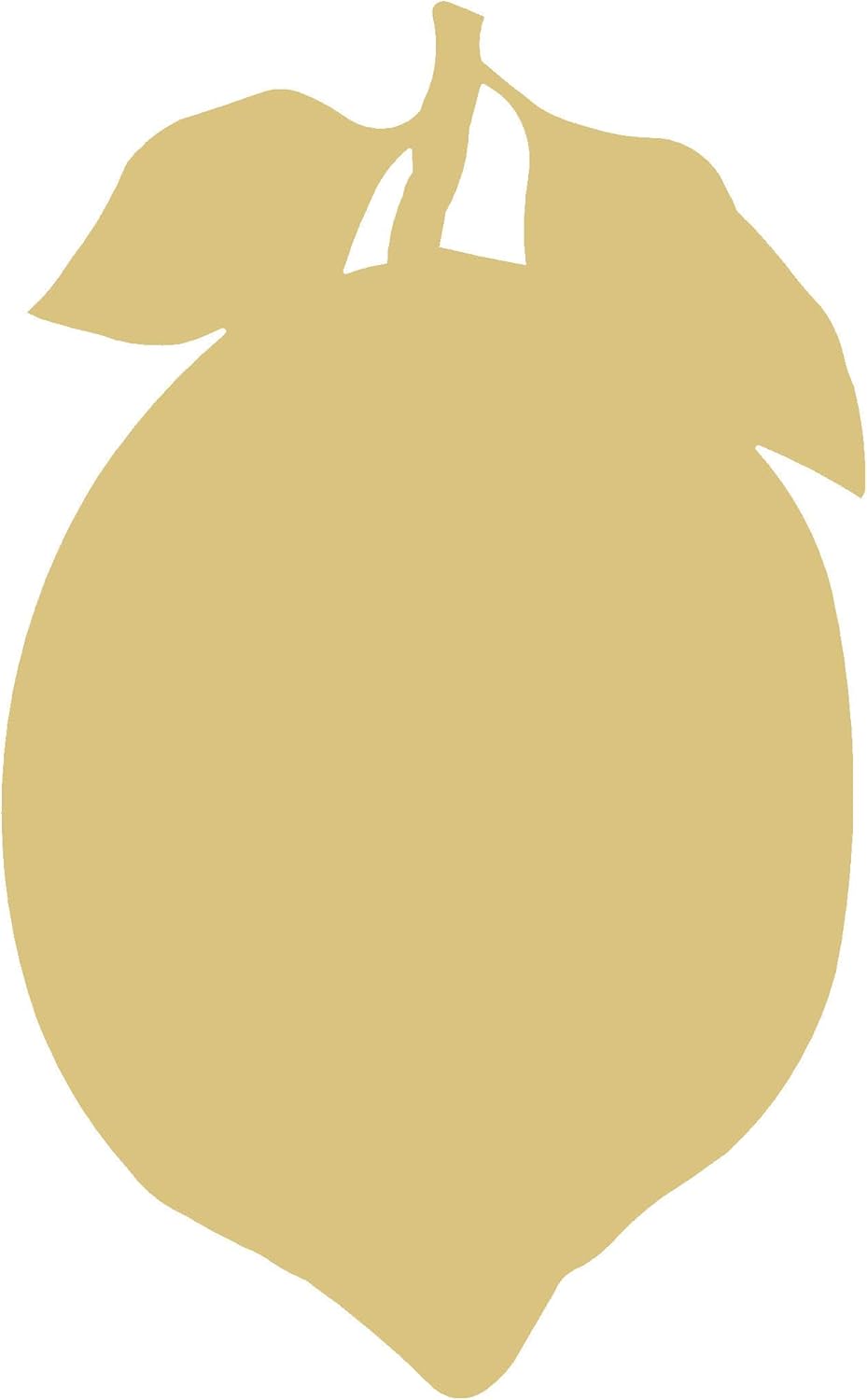 Lemon Cutout Unfinished Wood Fruit Food Summer Decor Everyday Picnic MDF Shaped Canvas Style 1 (12)