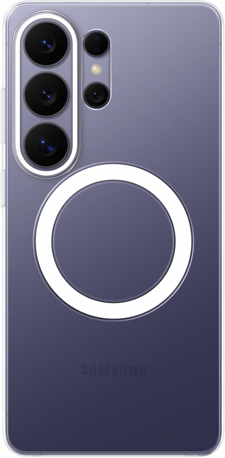 Samsung Galaxy S26 Ultra Clear Magnet Phone Case, Original Design, Anti-Fingerprint, Slim Profile, Transparent