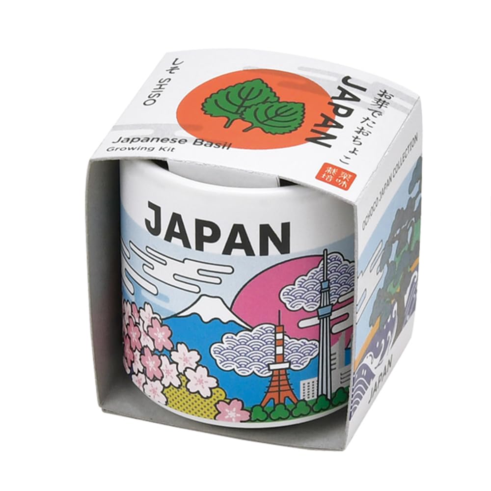 Amazon.co.jp: 聖新陶芸 お芽でたおちょこ JAPAN しそ サイズ：約φ4.3