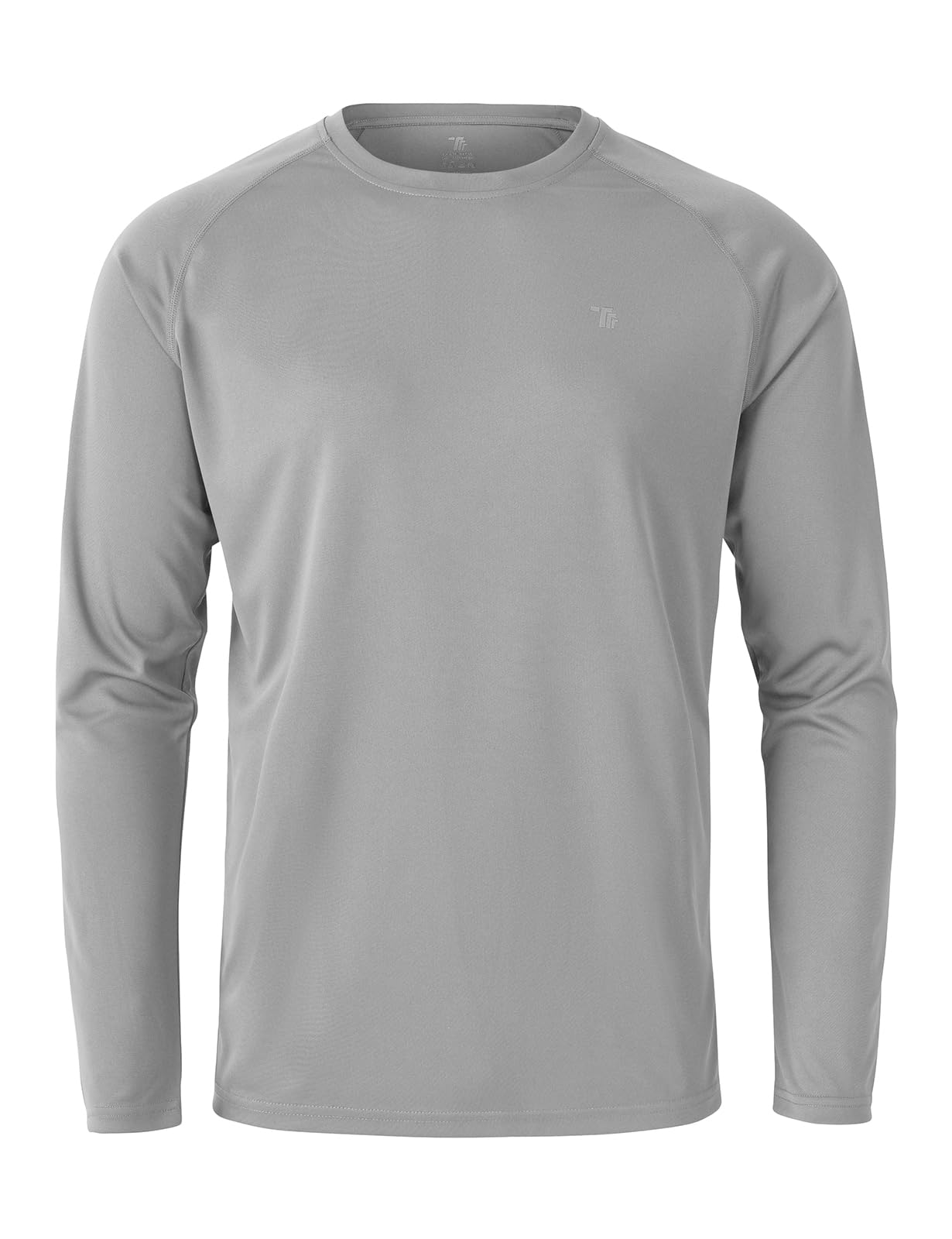 BGOWATU Men's Long Sleeve Sun Shirt Hiking Shirts UPF 50+ Quick Dry Lightweight Athletic T-Shirts for Outdoor