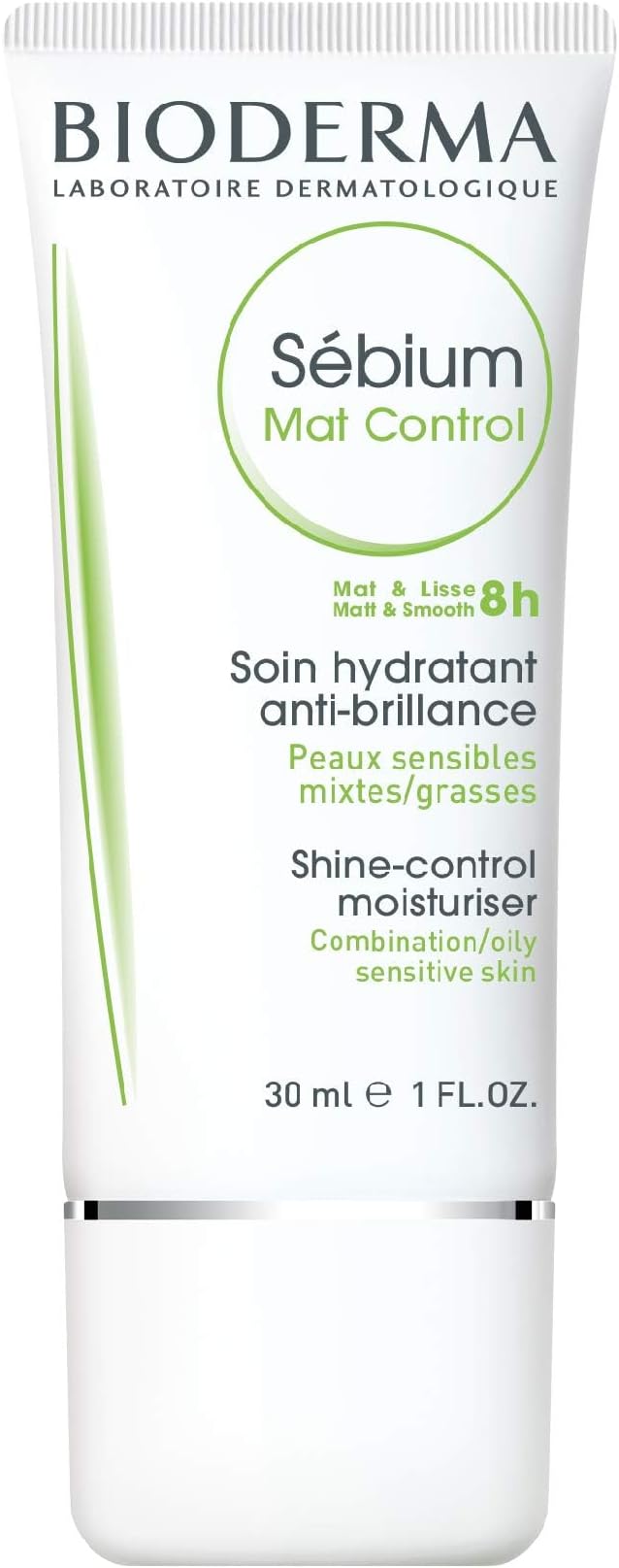 Sebium Mat Control Shine-Control Mattifying Moisturiser For Combination To Oily Skin, 30Ml, Default, 1 Fl Oz (Pack Of 1)