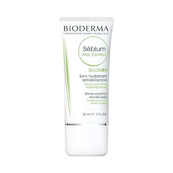 Bioderma Sebium Mat Control Cream, Mattifying and Moisturizing Daily Cream for Combination to Oily Skin, 1 Fl Oz