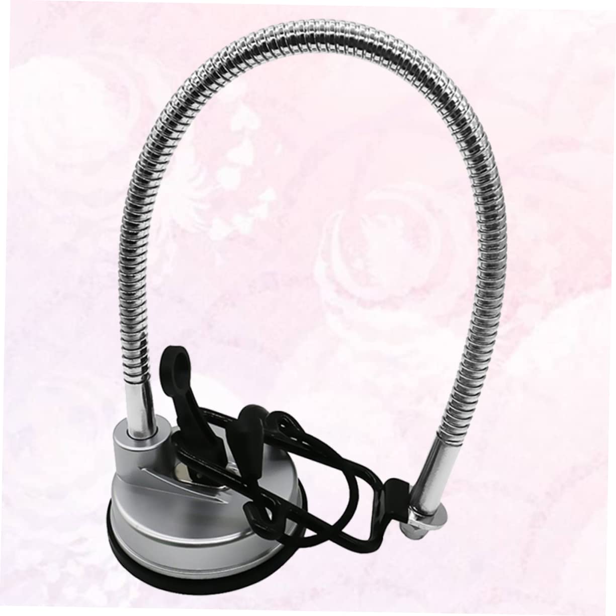 Supporto Asciugacapelli Ventosa per Bagno, Supporto Regolabile in Lega Resistente alla Ruggine e Antidecolorazione, per Asciugacapelli senza Mani in Toilette