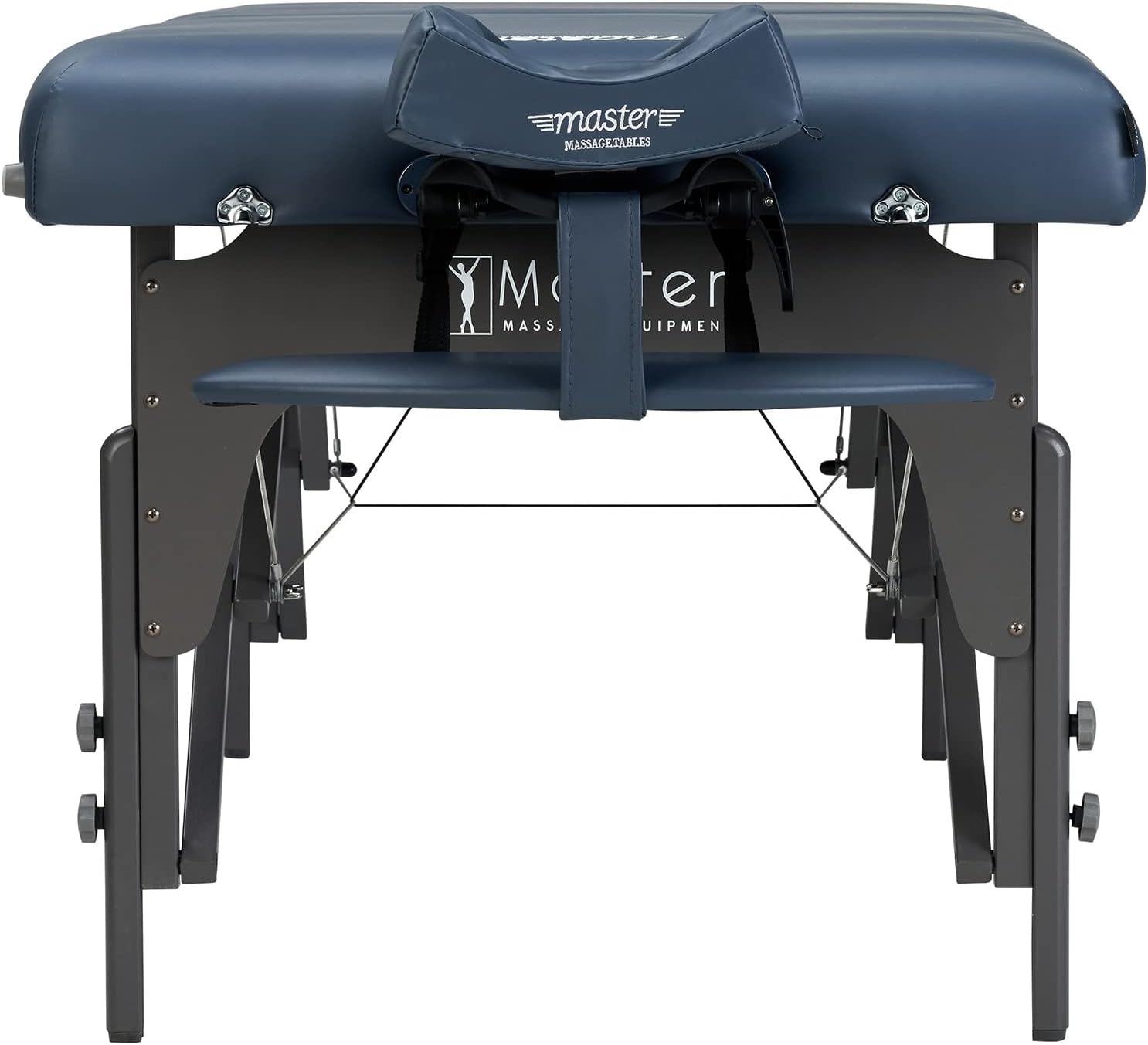 Master Massage Montclair Pro 31” Portable Massage Table Package – Memory Foam, Reiki Panels, Shiatsu Cable Release, Spa, Tattoo & Facial Bed, Royal Blue