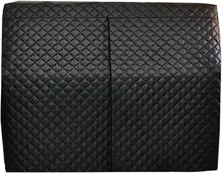 Upright Piano Cover - Middle Opening Upright Piano Cover Full Cover Thickened Quilted Black Piano Cover Universal Upright Piano Dust Cover155 * 35 * 125cm