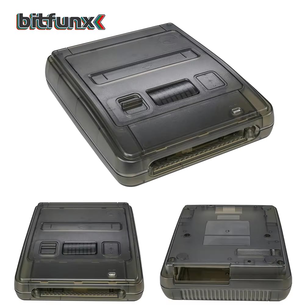 Amazon | Bitfunx SFC 交換 ケース 透明 ボックス スーパーファミコン