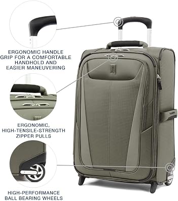 Travelpro Maxlite 5-Softside Lightweight Expandable Upright Luggage, Maclite 5 Softside Lightweight Expandable Upright Luggage