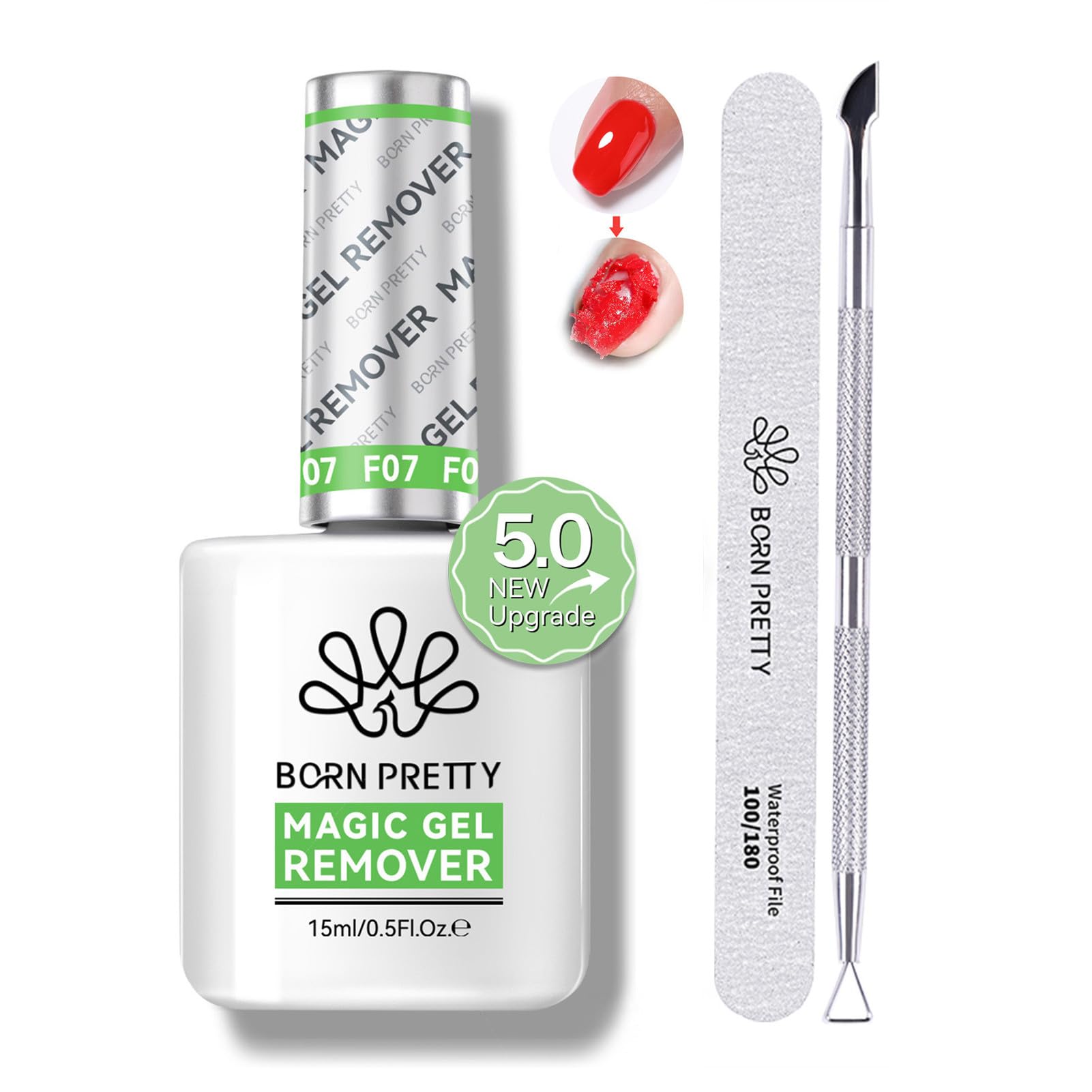 Amazon.co.jp: BORN PRETTY ジェルネイル リムーバー ネイルセット