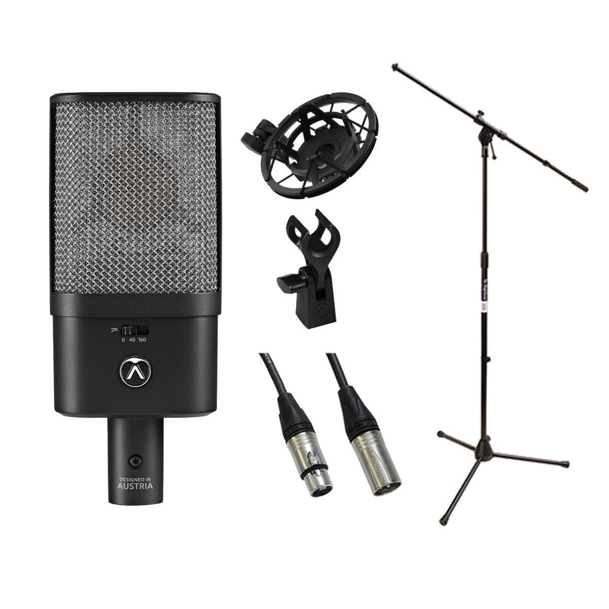【️動作確認済】Austrian Audio OC16 コンデンサーマイク Amazon | AUSTRIAN AUDIO OC16 スタンド・ケーブルセット 単一指向性