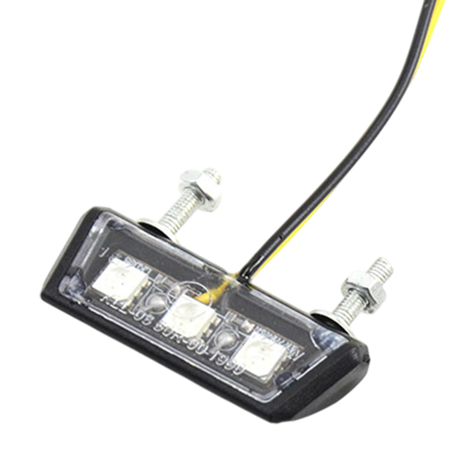 Luces LED para Motocicleta | Luz de Matrícula para Moto | Luz Trasera Desmontable Antivibraciones Impermeable Para Uso Urbano