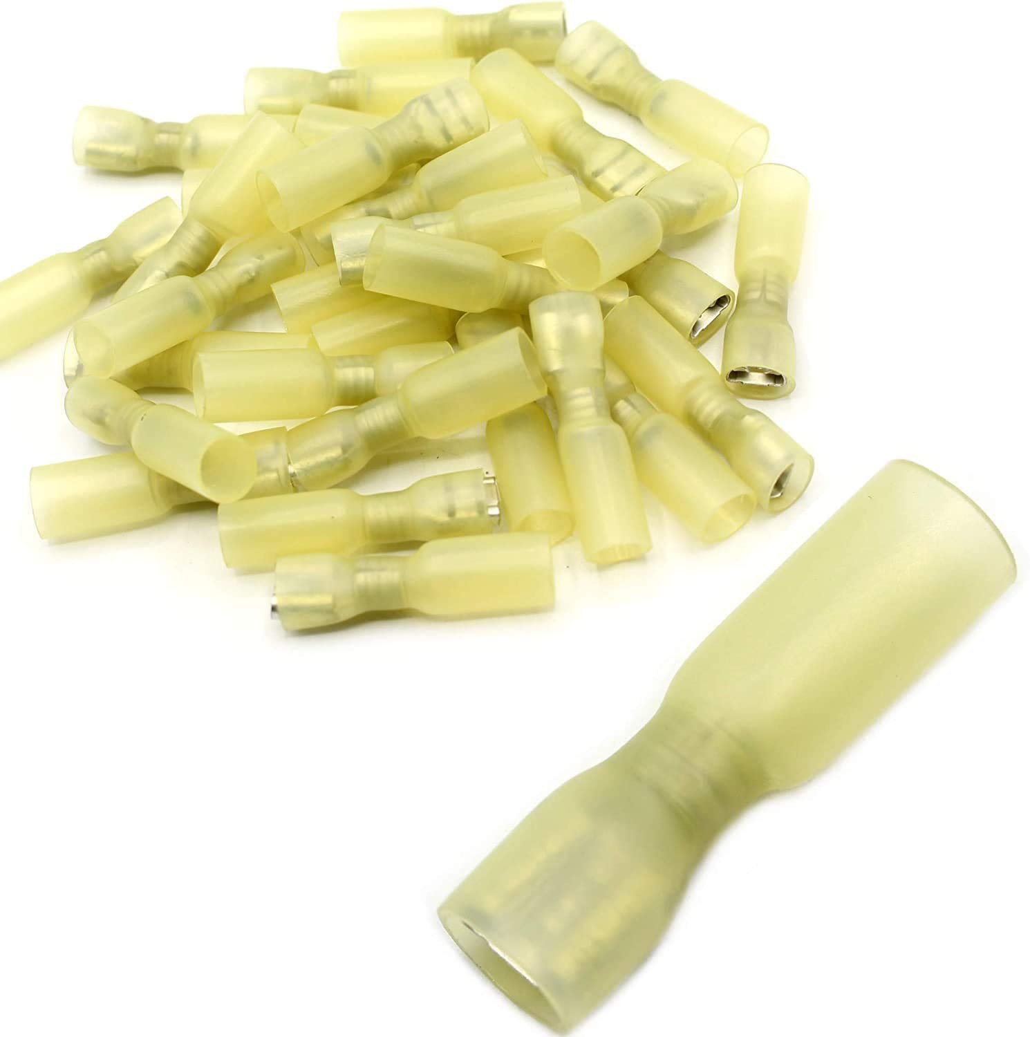 Terminali 2.8mm 4.8mm 6.3mm Spine Piatte Manicotti Per Crimpatura Cavi – Set Da 200 Pezzi In Misure 2,8 / 4,8 / 6,3 Mm – Non Isolati, Perfetti Per Lavori Elettrici Fai-da-te Terminali Non Isolati - Foto 12