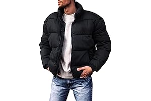 Ymosrh Men's Winter Jacket: Lightweight Warmth for All-Season Comfort