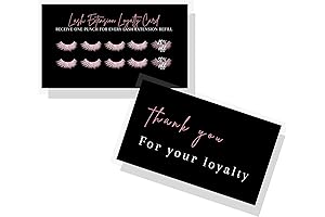 Boutique Marketing Lash Extension Loyalty Discount Cards | Lash Incentive VIP Punch...