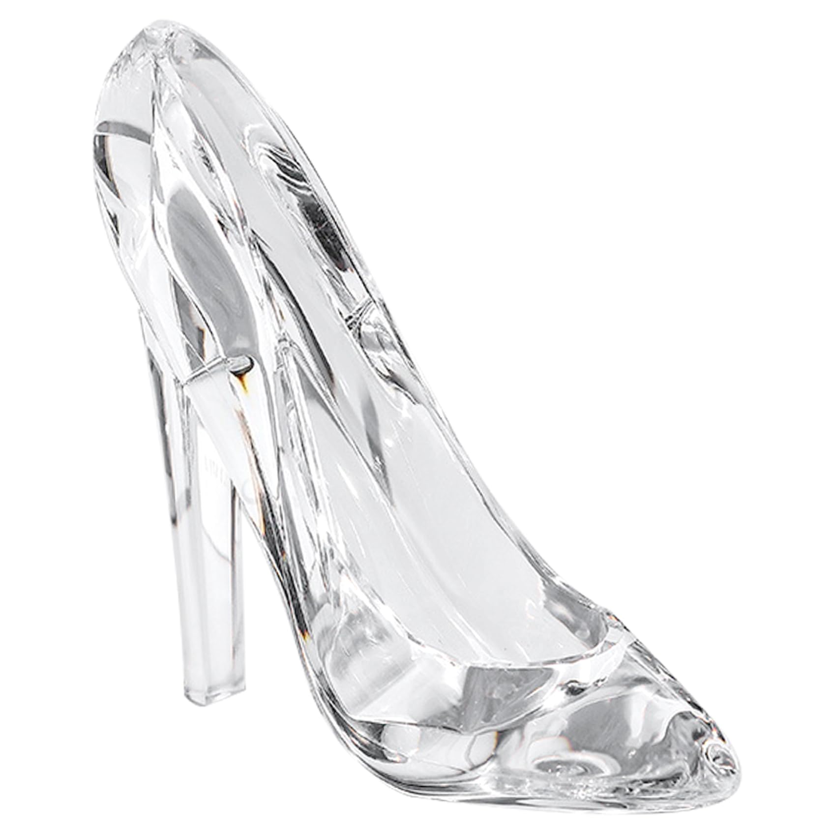 CNAFGBGGCNAFGBGG 1PC Cinderella Glass Slipper Acrylic Crystal High Heels Shoes Ornament Crystal Shoe Decorative Womens High Heels for Wedding and Birthday