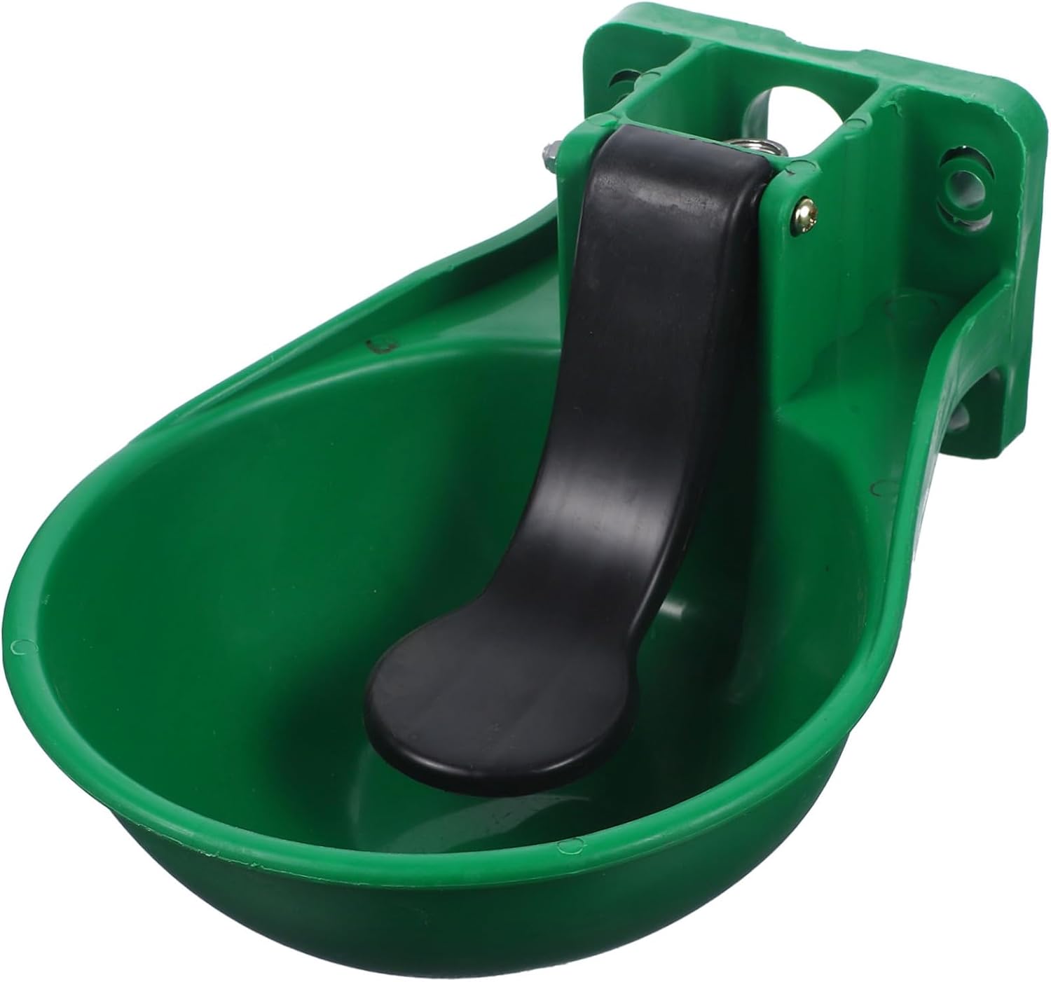 Kisangel Extra Large Automatic Cow Water Bowl Copper Valve Sturdy Plastic Livestock Water Fountain for Cattle and Horses Automatic Dispenser