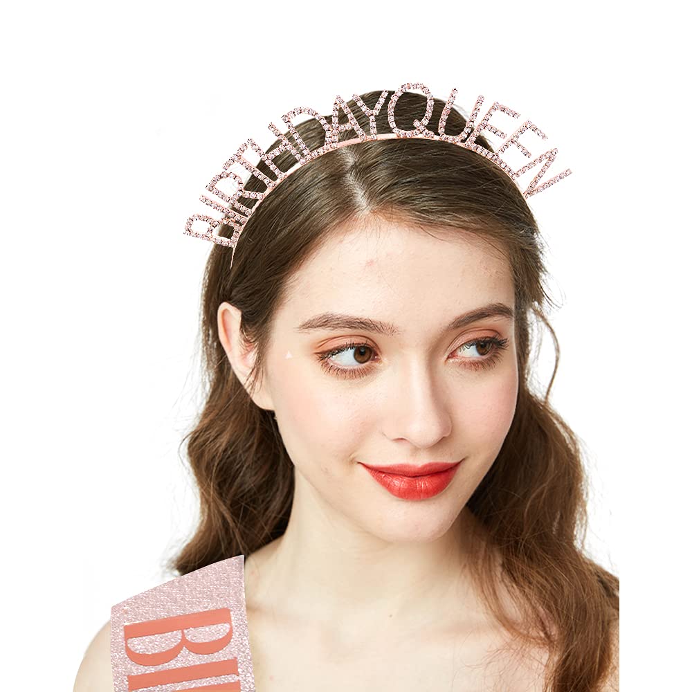 Rhinestone Headband Set Luxury Bridal Rhinestone Flower Headband Set – Wedding Hair  main image 4
