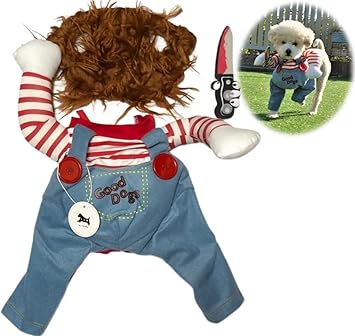 Amazon T S H 犬用チャッキーコスチューム コスプレ衣装 ペット服 ペット帽 コスチューム 仮装 変装 ハロウィーン ハロウィン パーティー ドッグウェア 面白い 可愛い S T S H コスチューム 通販 Amazon T S H 犬用チャッキーコスチューム コスプレ衣装 ペット服 ペット帽 コスチューム 仮装 変装 ハロウィーン ハロウィン パーティー ドッグウェア 面白い 可愛い S T S H コスチューム 通販