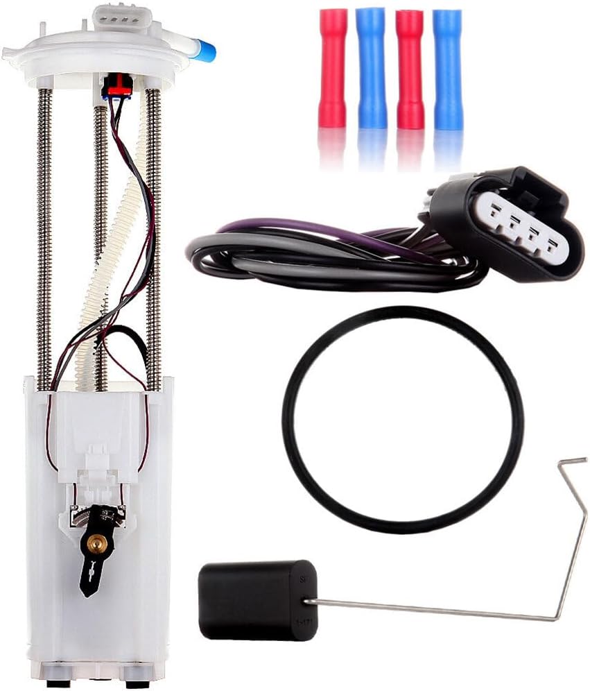 Electric Fuel Pump Module Assembly Compatible for Chevrolet for C1500 5.0L 1998-1999 for Chevrolet for C1500 4.3L 1997-1998, Fuel Pump Sending Unit Assembly Replace E3947M