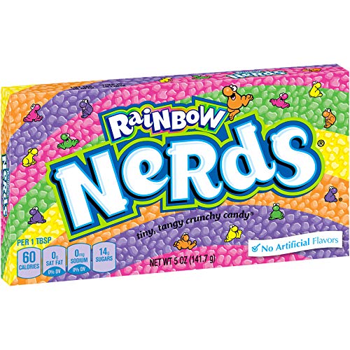 Nestle Wonka Candy Video Box, Nerds Rainbow, 5 Ounce