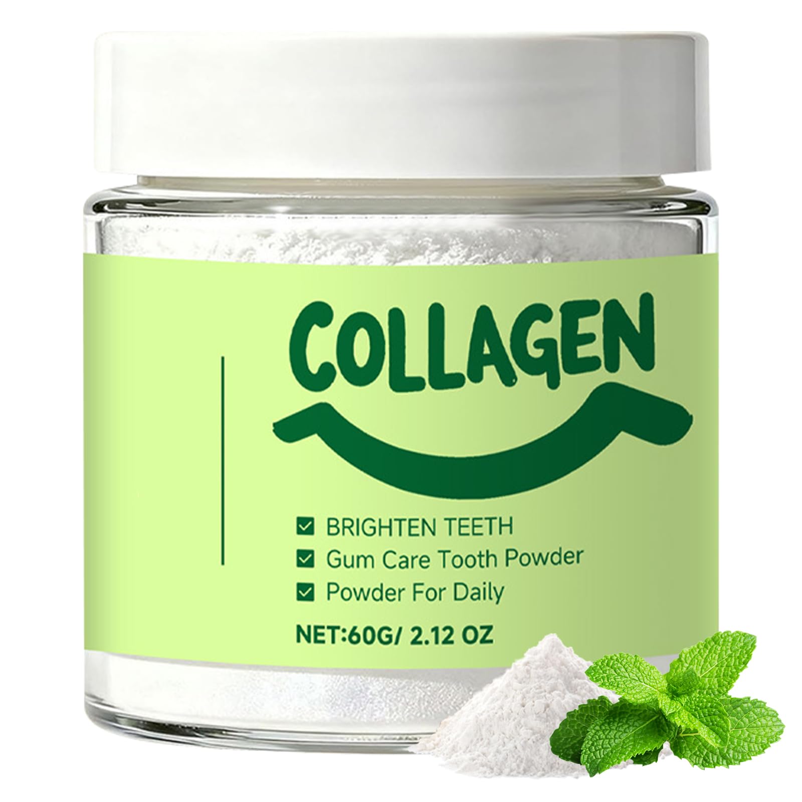 �️ Collagen Powder for Gums, Collagens Tooth Powder, Smile Strengthening Collagen Powder, Hydroxyapatite Toothpaste Care — beauty deal on Shopping With Noya