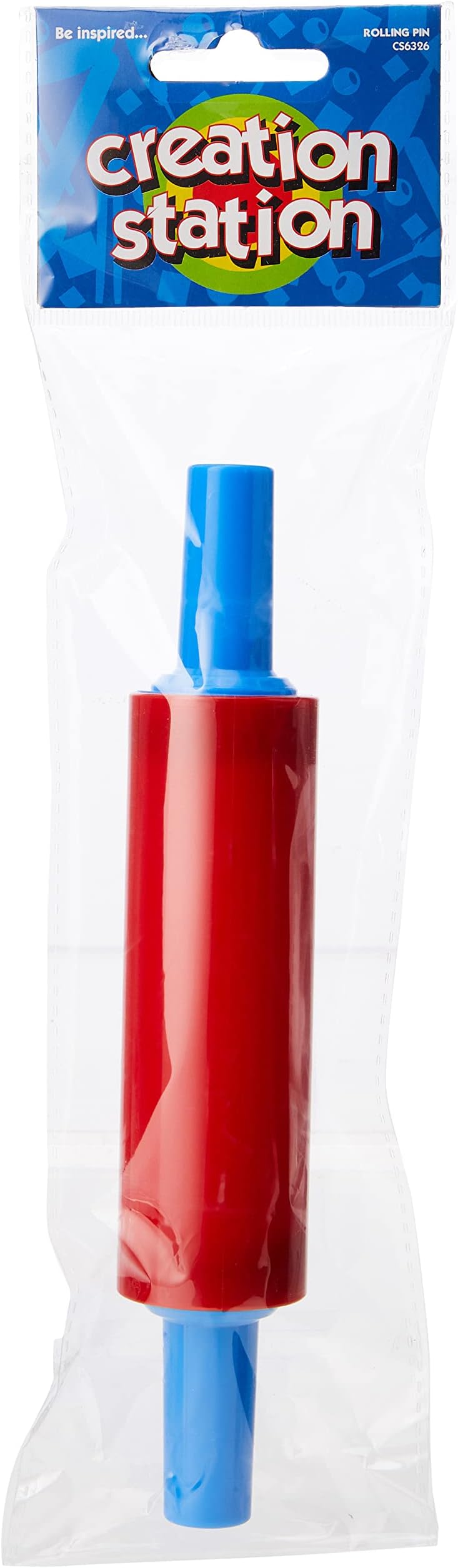 Art Straws CS6326 Rolling Pin,Red,35 x 210 x 35 millimetres