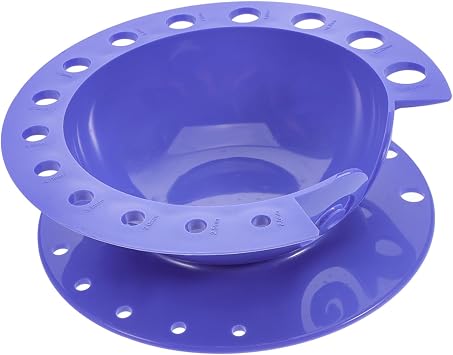 ULDIGI Yarn Storage Bowl Crochet Yarn Holder Swirled Opening Lightweight and Easy to Use for Knitting and Crocheting Projects