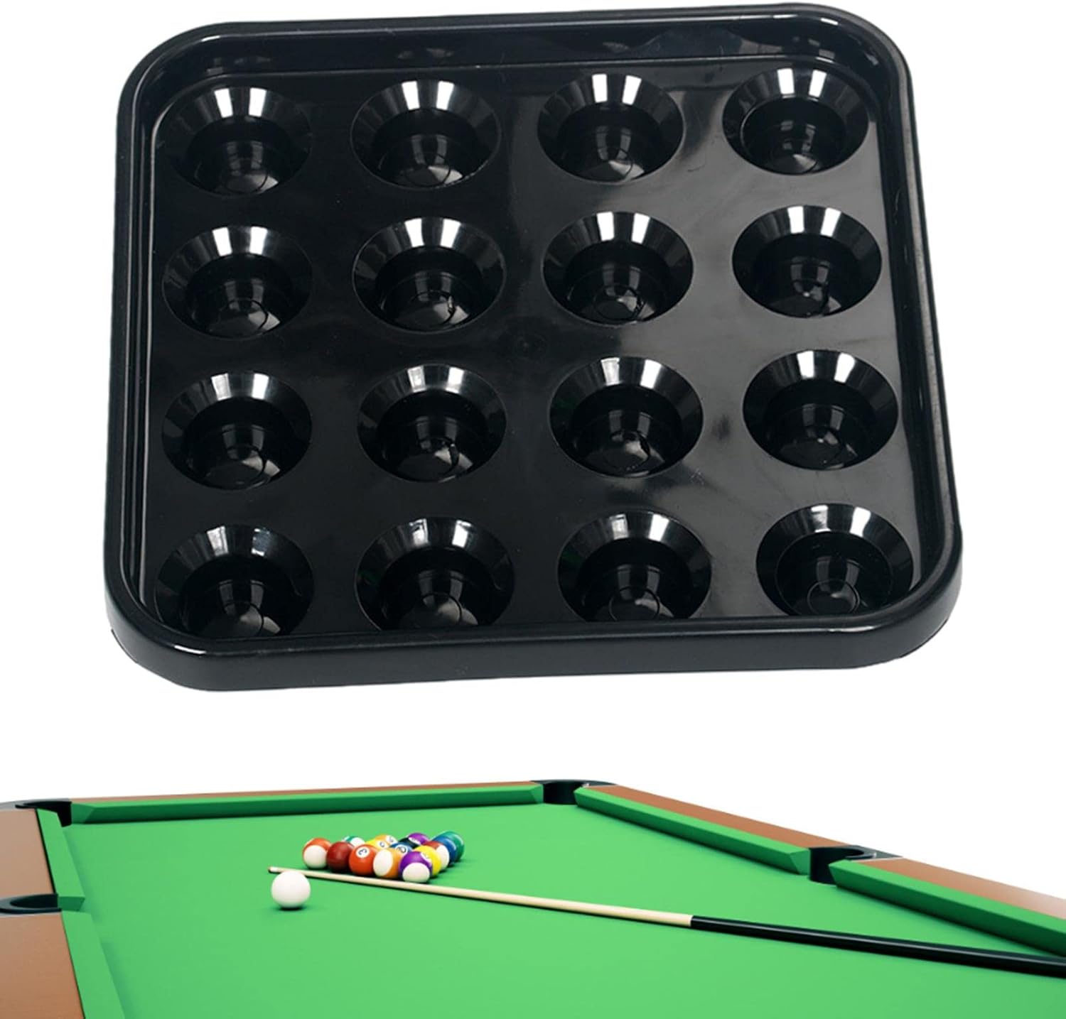 Amazon.co.jp プール ボール トレイ, ポータブル プール ボール トレイ, ビリヤードボール収納トレイ 16ボール用
