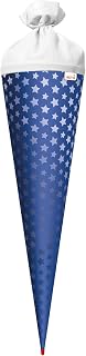 Roth - Cono para dulces (700 mm), diseño de estrellas, color azul