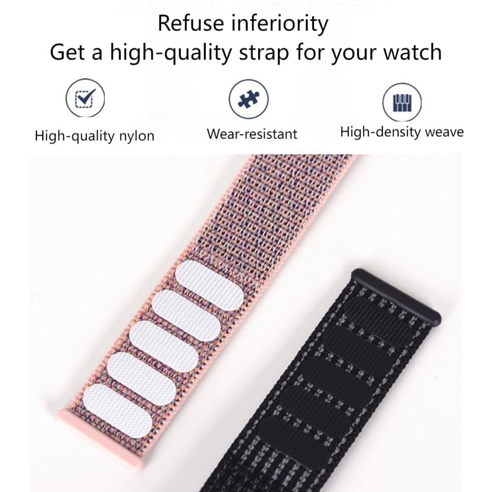 Bransoletka kompatybilna z Xiaomi Mi Smart Band 8 Pro / 9 Pro / Redmi Watch 4 / Watch 5, regulowany pasek do zegarka, miękki nylonowy pasek zapasowy dla kobiet i mężczyzn
