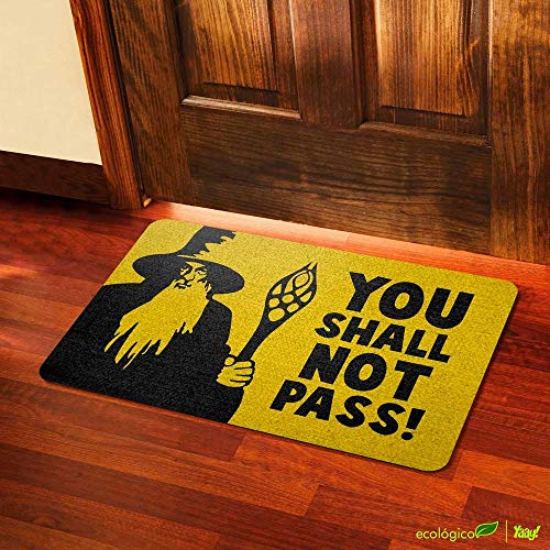 Capacho Eco 3mm You Shall Not Pass, Yaay