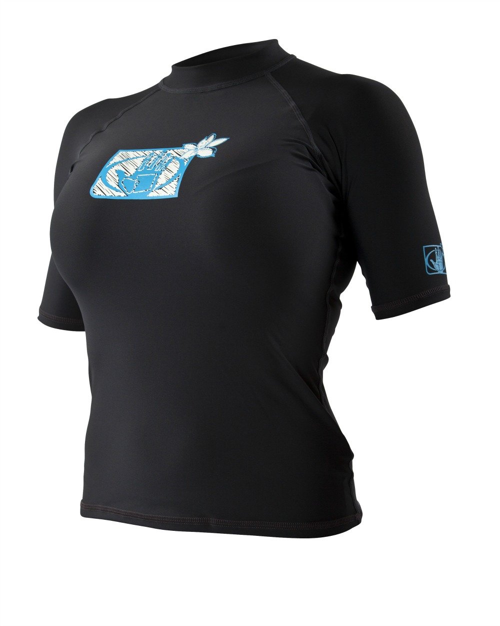 Body Glove13210W Women's Basic Fitted Short Arm Rashguard