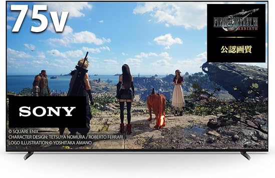 Sony BRAVIA XR XRJ-75X90L 75  4K LCD TV, Google TV, 4K/120 FPS, 2023 Model, Recommended for Rooms of at Least 177.9 Square Feet 10 Tatami, 2 Years Unlimited Viewing of Sony Pictures Movies Included